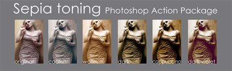 Sepia Toning Action Package By Paranoidstock On Deviantart