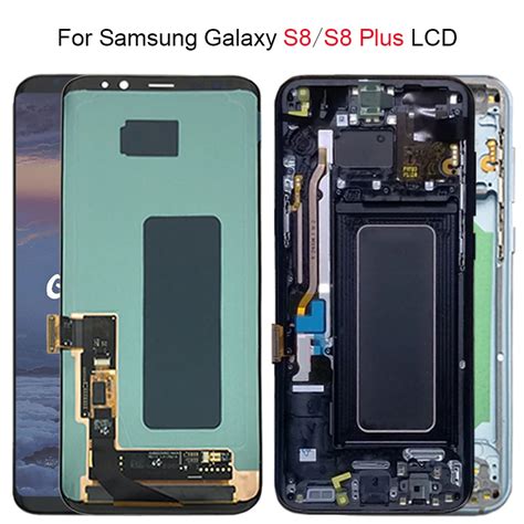 100 Tested Amoled For Samsung S8 Lcd Display Touch Screen Digitizer