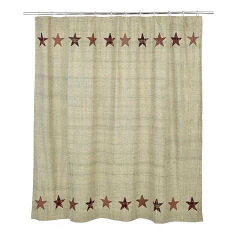 A Shower Curtain With Stars On It