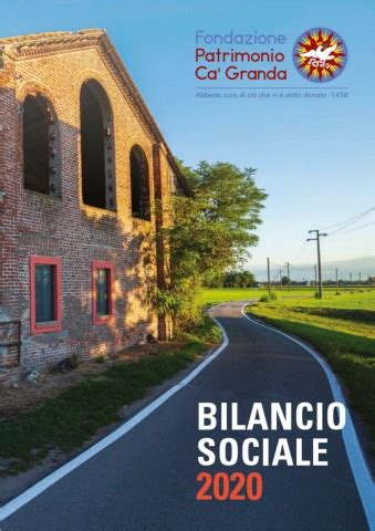 Bilancio Sociale Fondazione Patrimonio