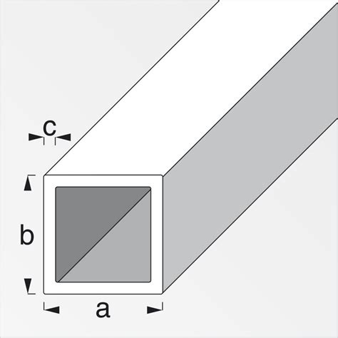 Alfer Vierkantrohr 1 M 30 X 30 X 2 Mm Aluminium Eloxiert Silber Kaufen