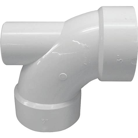 IPEX USA LLC 192245 Pipe Elbow With 2 In Low Heel Inlet 3 In Hub 90