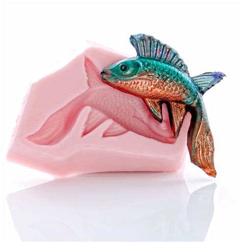 Mold Flexible Silicone Fish Mould Food Safe Fondant