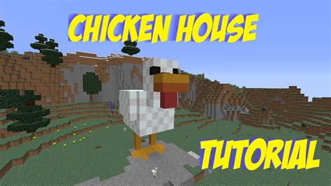 Minecraft How To Build A Minecraft Chicken Youtube