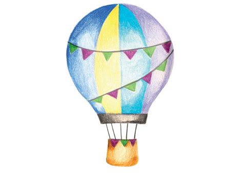 Hot Air Balloon Nursery Clouds Wall Stickers Hot Air Balloon Etsy