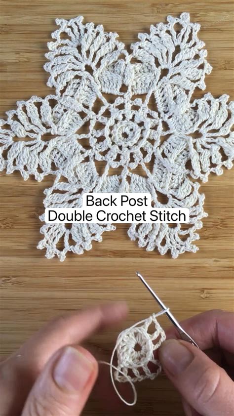 Back post double crochet stitch – Artofit