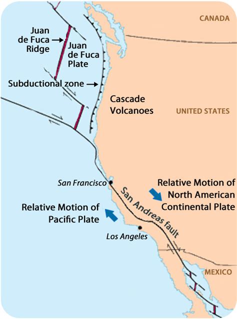 Ocean Continent Convergent Plate Boundaries Read Earth Science