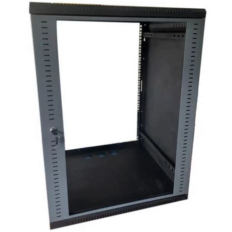 Mild Steel 15U Wall Mount Network Rack 50 100 Kg Gray At Rs 7500