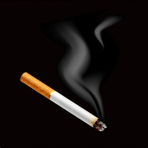 Cigarette And Smoke Vectors Images Graphic Art Designs In Editable Ai