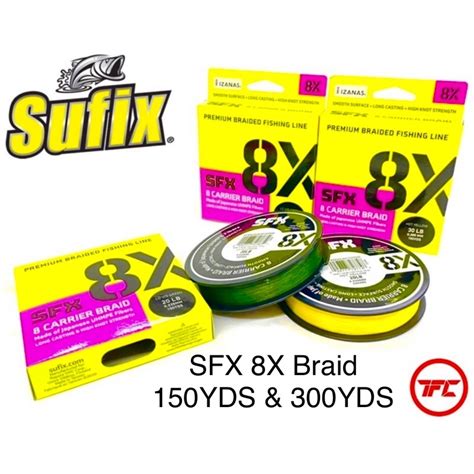 New Sufix Sfx X Yds Yds Carrier Braid Fishing Line Braided