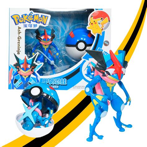 Pokemon Pokebola Figura Coleccionable Lanzador Pop Original Greninja