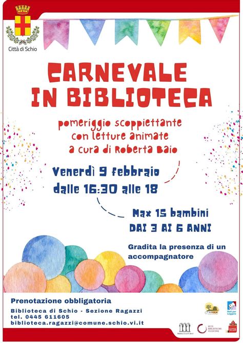 CARNEVALE IN BIBLIOTECA Visit Schio