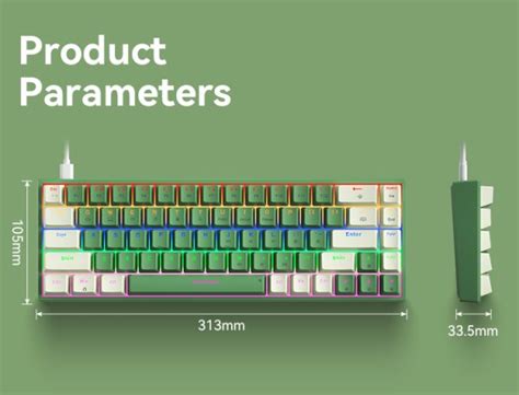 Bow G S Hot Swappable Wired Mechanical Gaming Keyboard Gray White Vibe Gaming