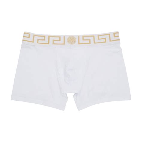 Versace Underwear White Medusa Boxer Briefs In A81h White ModeSens