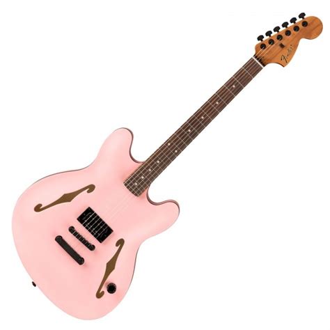 Fender Tom Delonge Starcaster Rw Satin Shell Pink Gear Music