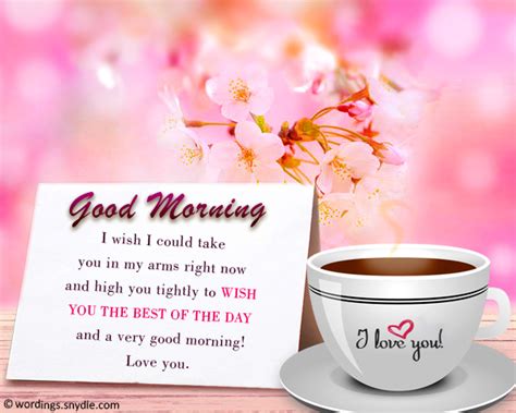 Good Morning Wishes For Lover Wordings And Messages