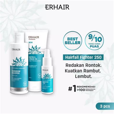 Jual Erha Erhair Hairfall Fighter Bundle Rambut Rontok No