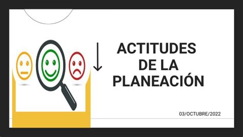 Actitudes De La PlaneaciÓnpyge