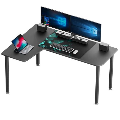 Buy DESIGNA60 Inch L Shaped Gaming Desk, Corner Computer Desk, Home Office Study Writing Desk ...