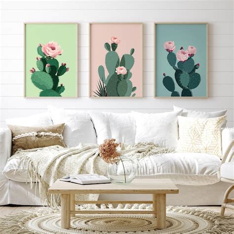 Cactus Art Print Etsy