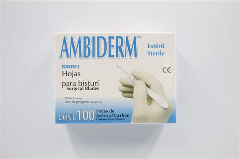 Hoja Para Bisturi De Acero Al Carbon C Marca Ambiderm Alsermedica