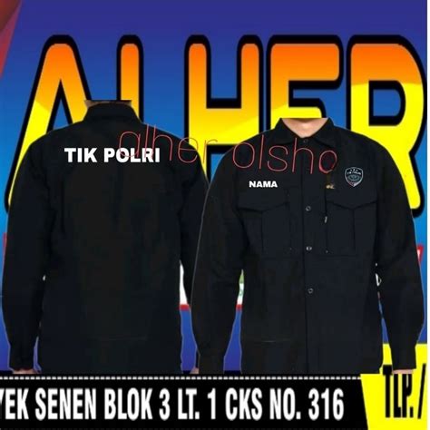 Jual Kemeja Tactical Tik Polri Baju Tactical Tik Polri Seragam Tactical