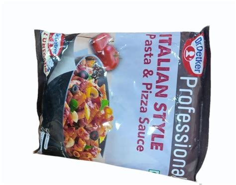 Red Spicy Dr Oetker Italian Style Pasta Sauce Packaging Type Packet