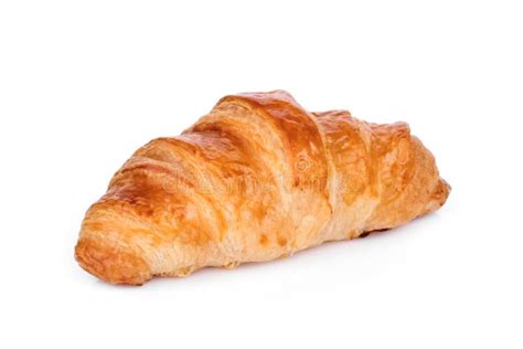 Croissant Isolated On White Background Stock Image Image Of Delicious