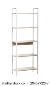 Empty Bookcase On White Background Stock Photo 2045992247 | Shutterstock