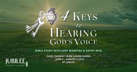 4 Keys To Hearing Gods Voice Class Jubilee Worship Center