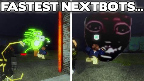 The Fastest Nextbots In Nico S Nextbots Roblox Nico S Nextbots