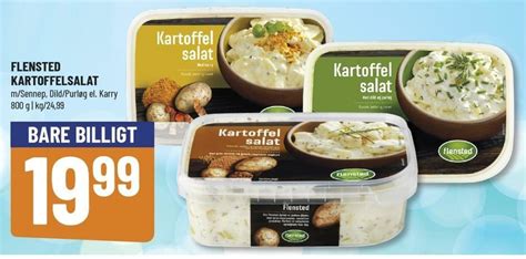 Flensted Kartoffelsalat 800g tilbud hos Løvbjerg