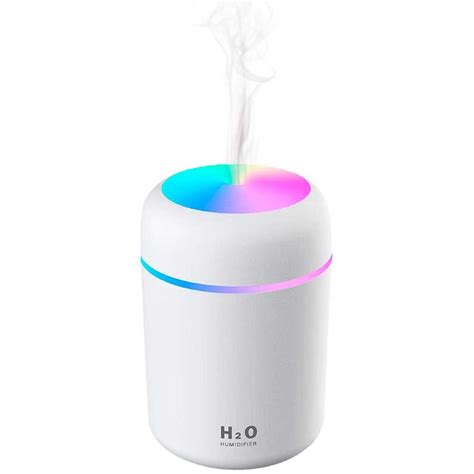 Humidificador Ultras Nico Difusor Aromatizador Luz Rgb H