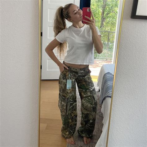 Revice Denim Camo Cargo Pant The Amelia Oakland Depop