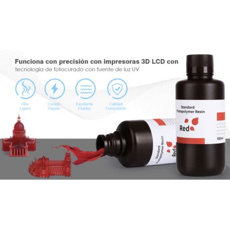 Resina de fotopolímero de curado UV ELEGOO 500g 405nm para impresoras