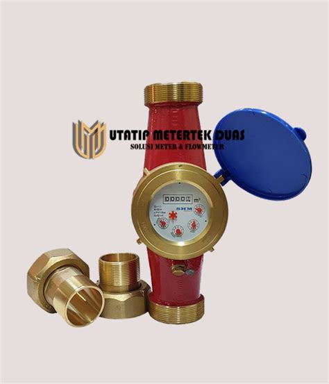 Shm Multi Jet Brass Flowmeter Utatip Metertek Duas