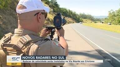 Bom Dia Santa Catarina Radares de velocidade serão instalados na Via