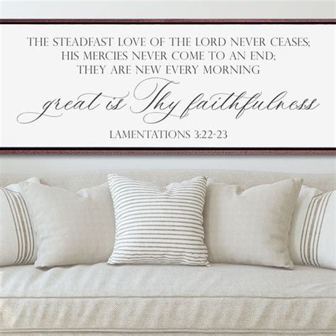 Hymn Wall Art Great Is Thy Faithfulness Etsy