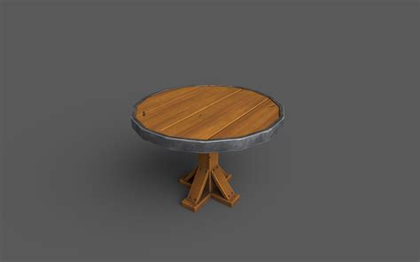 D Low Poly Tables Model Turbosquid