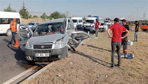 Havalimanı Yolunda Kaza Trafik Kazası Malatya Haber