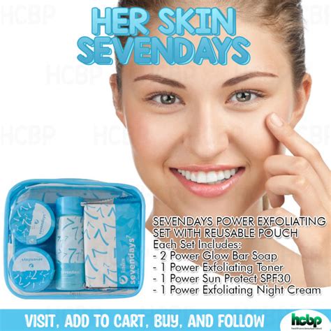 HerSkin Sevendays Exfoliating Set Rejuvenating Renew Skin Micro