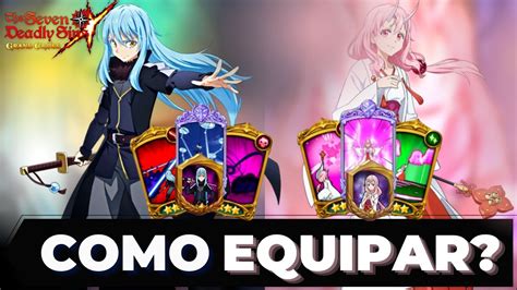 COMO EQUIPAR O RIMURU TEMPEST E A SHUNA DA COLAB DO SLIME MELHORES