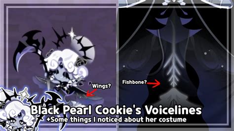 Black Pearl Cookies Legendary Costume Voicelines Some Things I Noticed About Her Costume