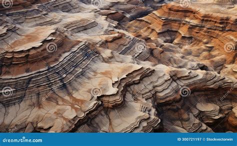 Geology Dissected Plateau Landscape Royalty-Free Illustration ...