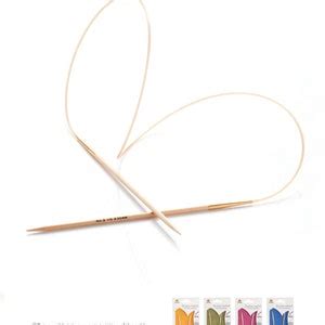 Tulip Knina Swivel Bamboo Fixed Circular Knitting Needles Cm