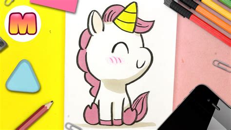 COMO DIBUJAR UNA NUBE UNICORNIO KAWAII Dibujos Kawaii Faciles Como