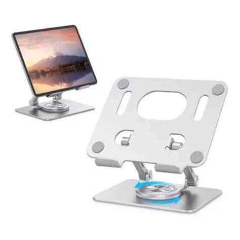 Soporte De Aluminio Ajustable Para Tablet IPad Notebook Cuotas Sin