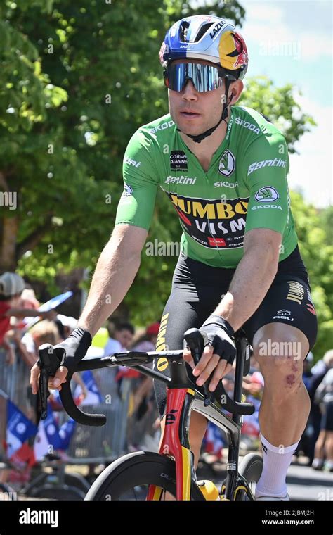 Chastreix Sancy France June Belgian Wout Van Aert Of Team