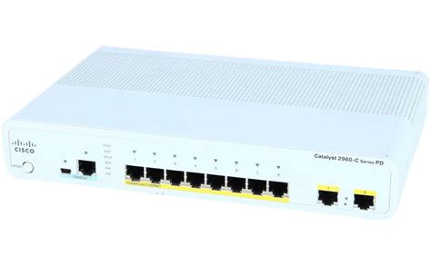 Cisco WS C2960CPD 8PT L Catalyst 2960C PD PSE Switch 8 FE PoE 2 X 1G