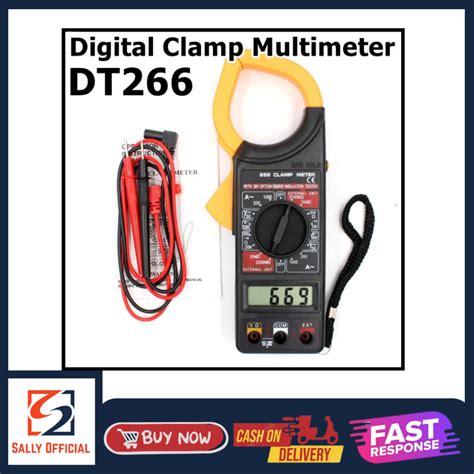 Jual Clamp Multimeter Dt Tang Ampere Arus Ohm Volt Meter Digital